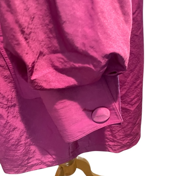 Design Today's Funky Oversize Fuchsia/Magenta Pink Women's Coat, Size 3XL - Picture 8 of 10